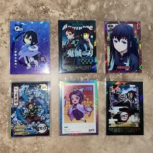 Rare Demon Slayer Card Lot #3 - Includes 6 Cards